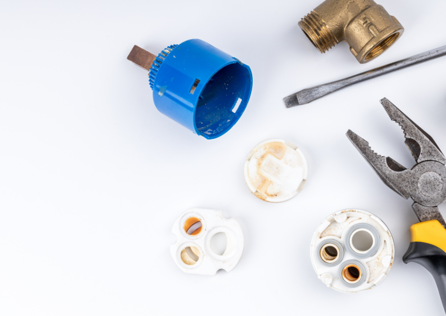 how to repair a leaky faucet - faucet cartridge and other parts