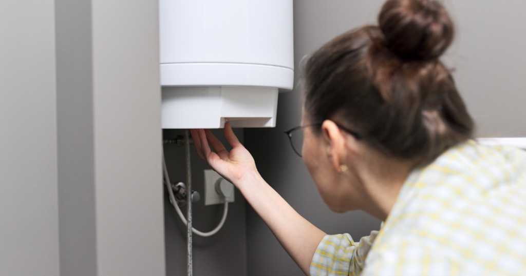 checking water heater